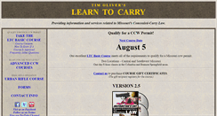 Desktop Screenshot of learntocarry.com