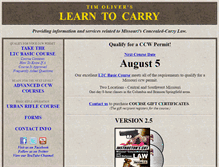 Tablet Screenshot of learntocarry.com